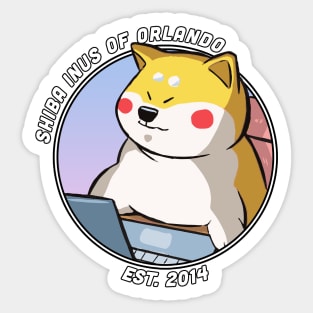 Shiba Inu's of Orlando Sticker